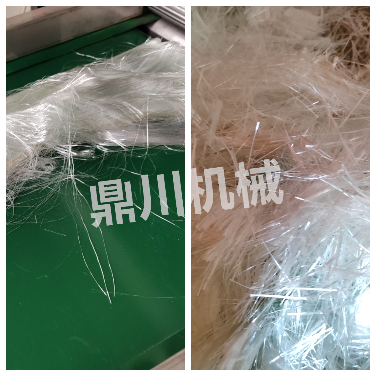 玻璃纤维丝切断效果