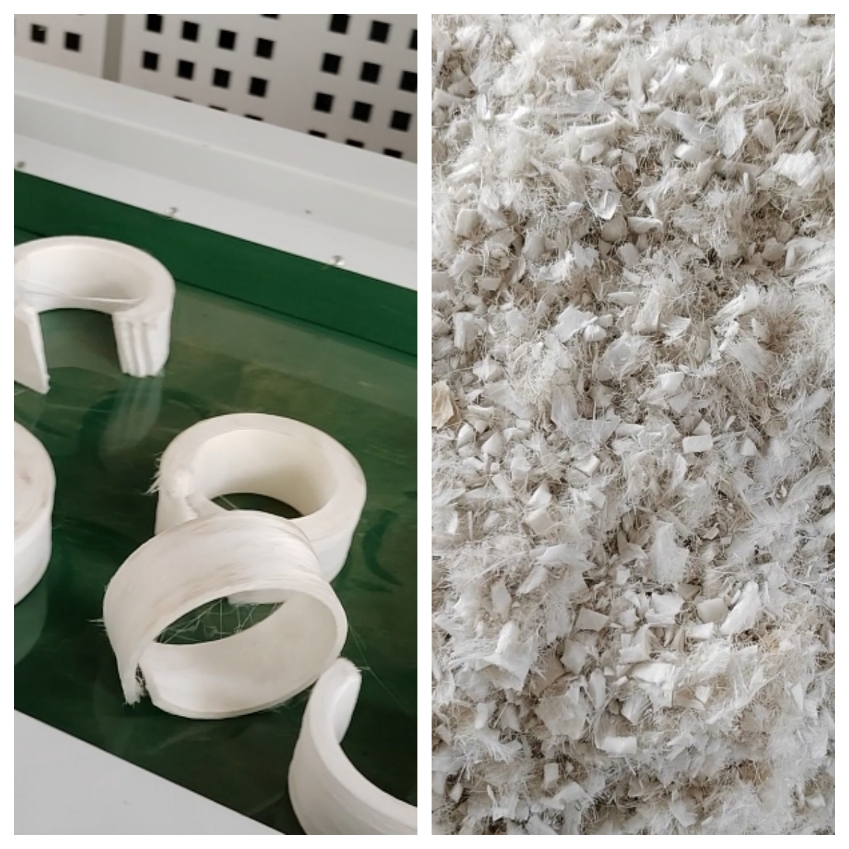 氨纶纤维块粉碎