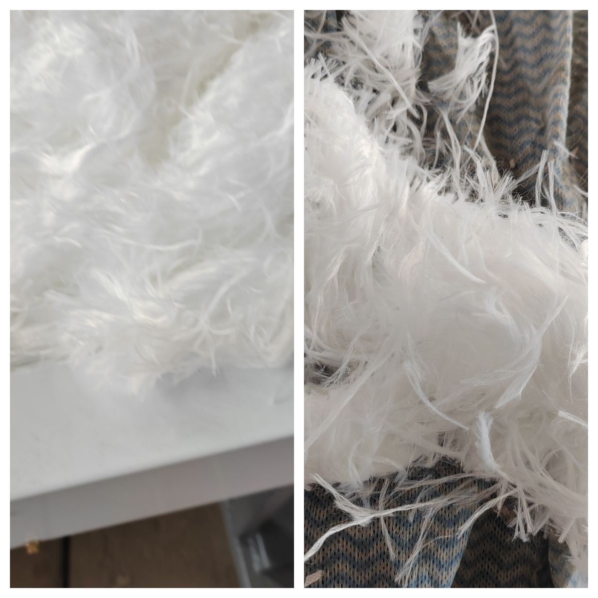 化纤丝剪切效果