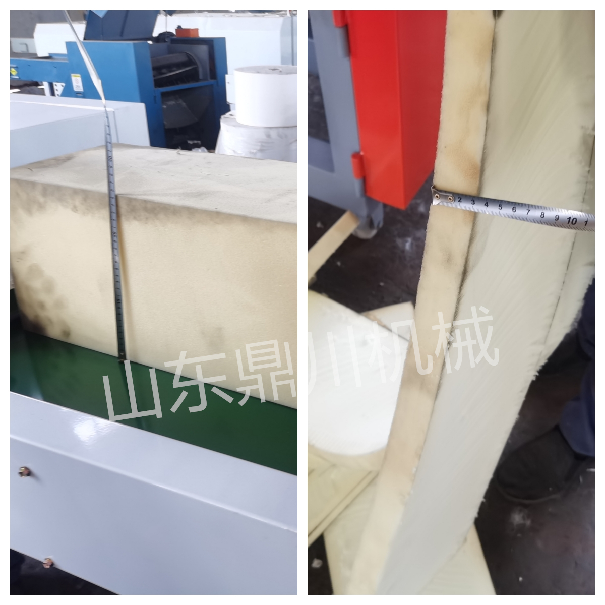 大块海绵分片效果