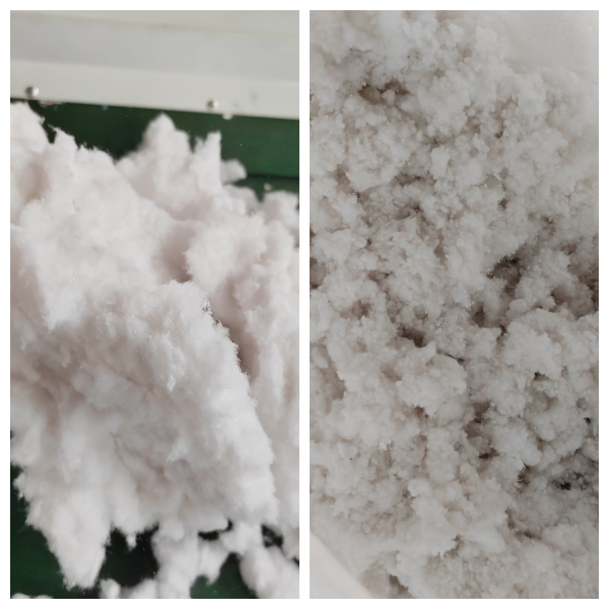 岩棉废料打碎效果