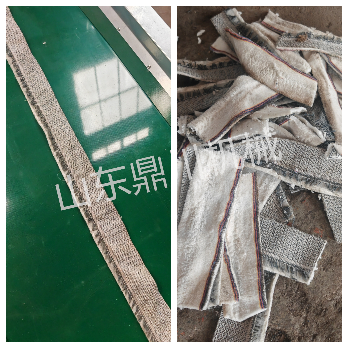 编织布长条短切效果