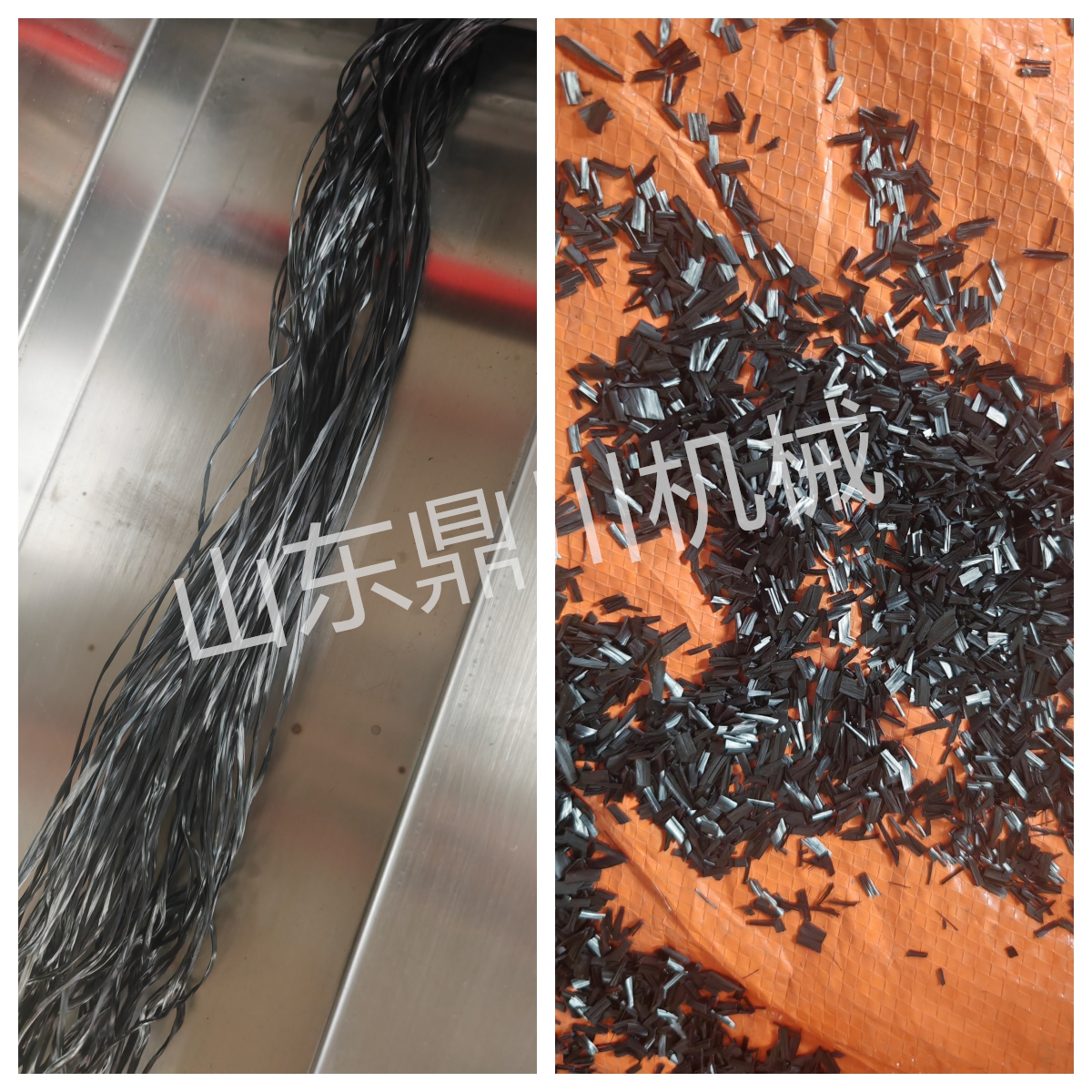 碳纤维长丝切段效果