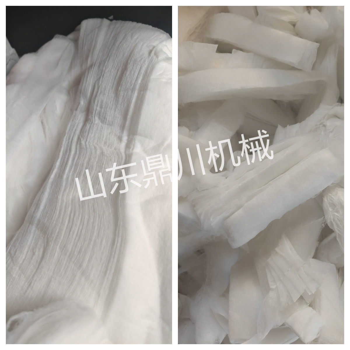 无纺布长条剪切效果