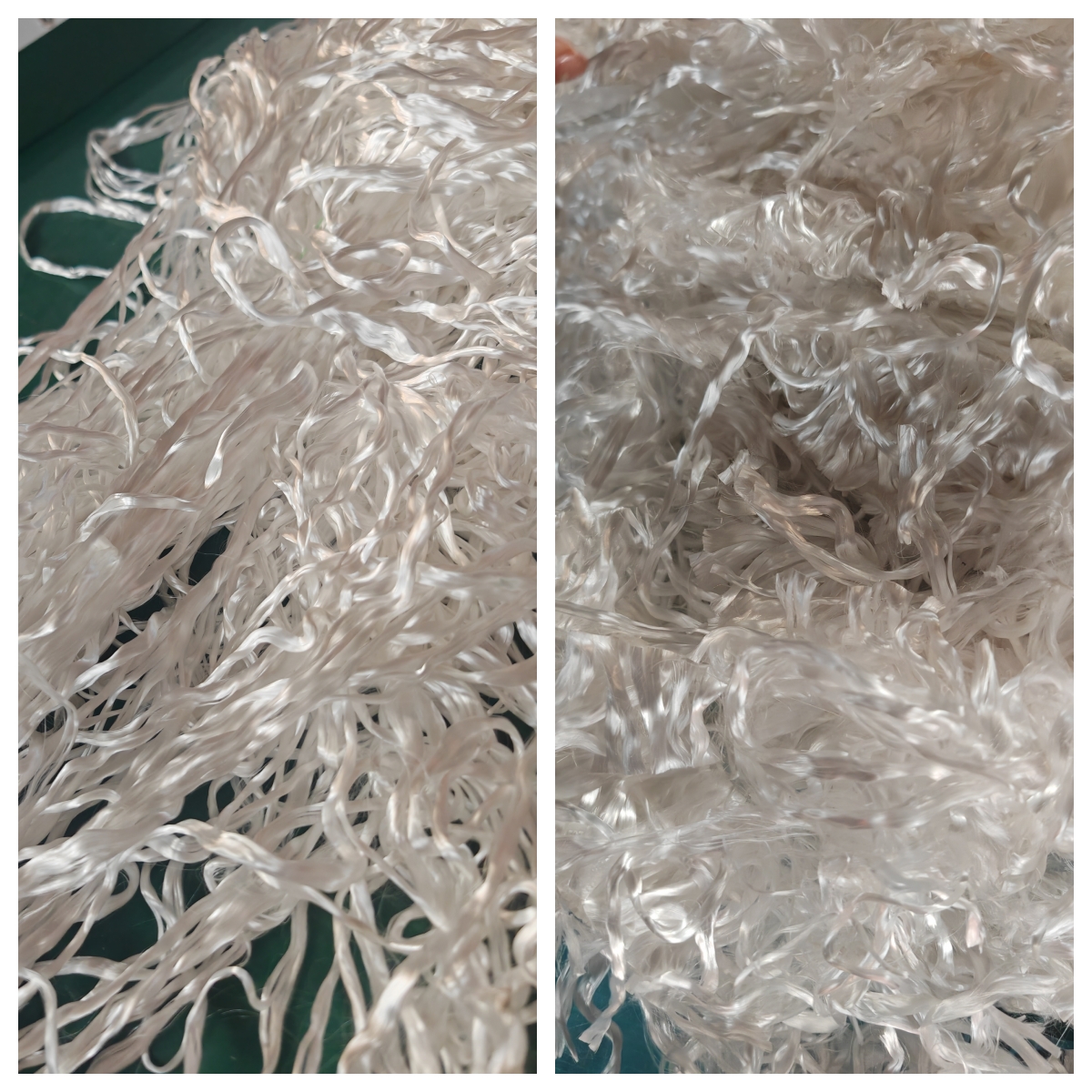 玻璃纤维废丝剪切效果