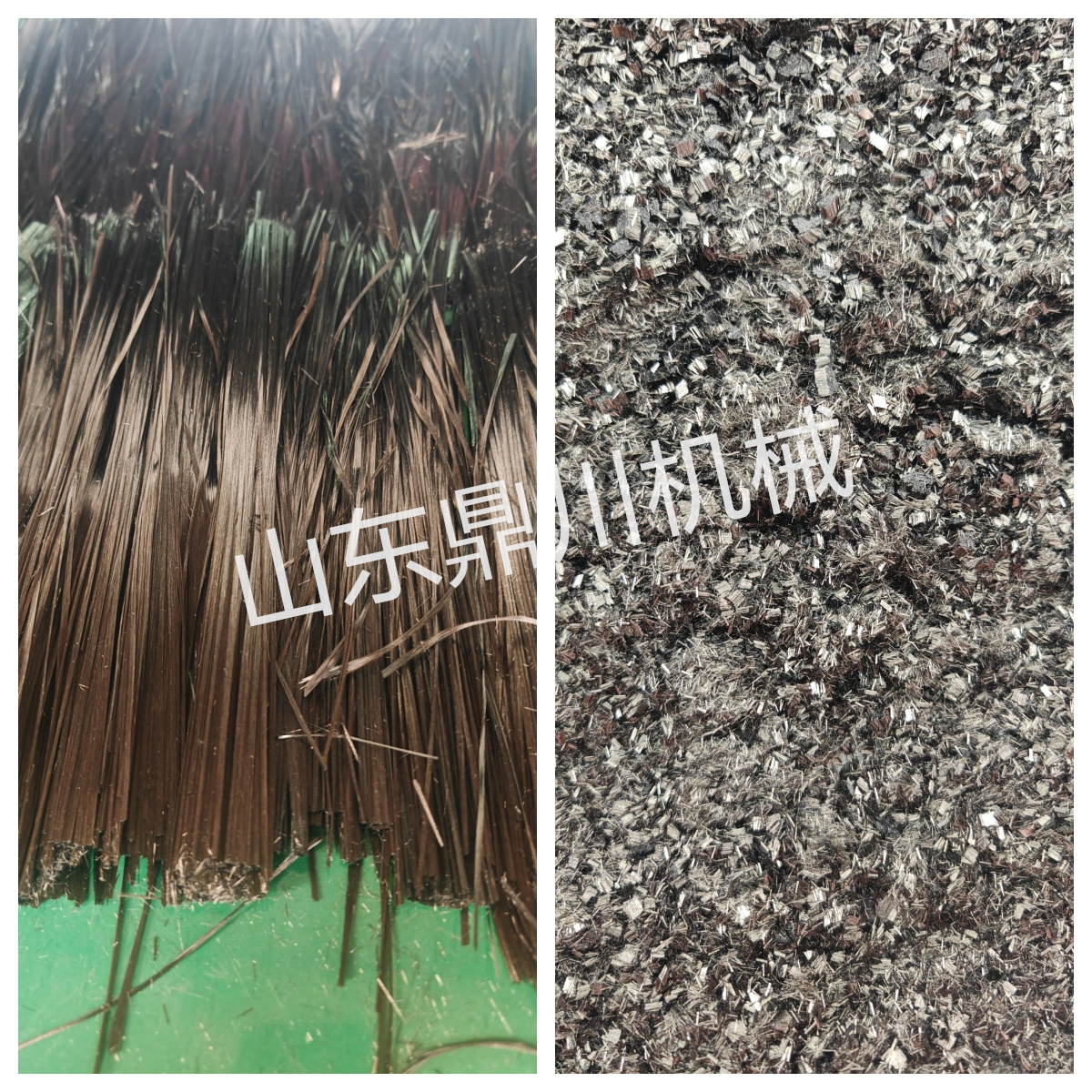 碳纤维丝束切碎效果