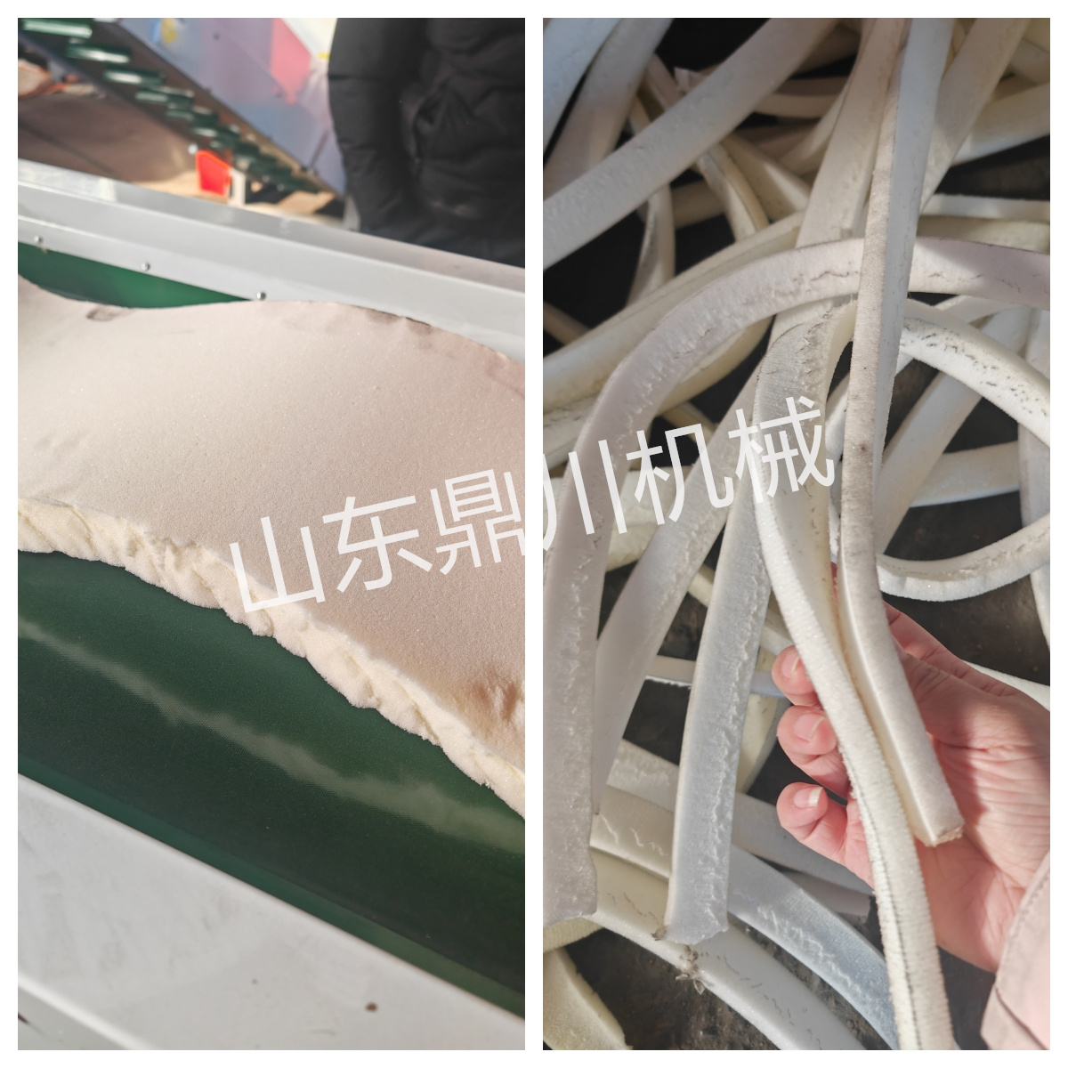 慢弹海绵分切效果