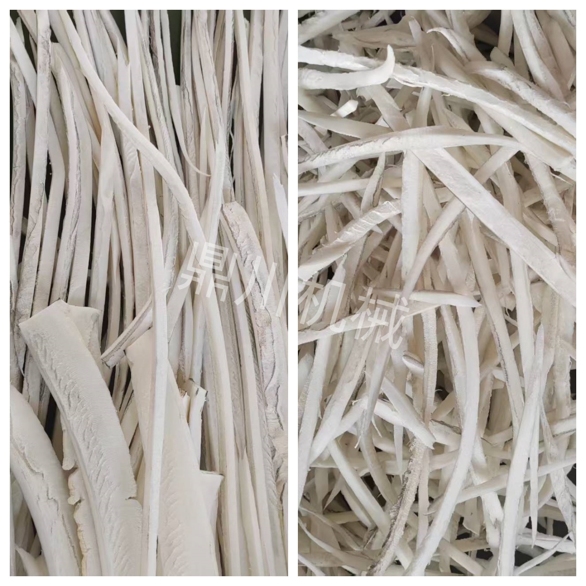 纸浆板切条对比